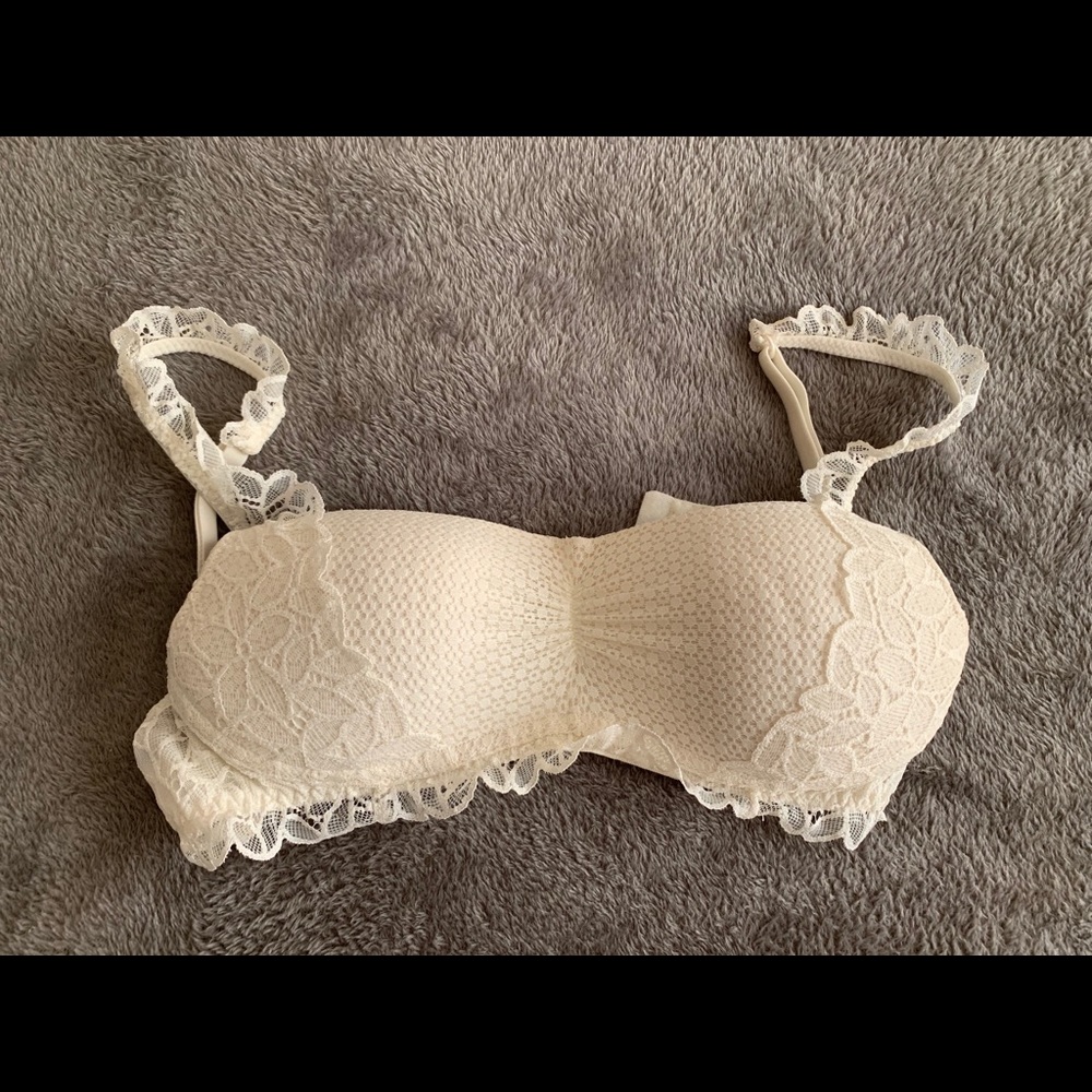 Delicate White Lace Aerie Bralette/ Bra, S
